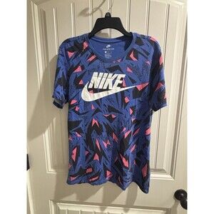 Nike Men’s Sz Medium Colorful Tee T-Shirt  Vintage Made in Egypt